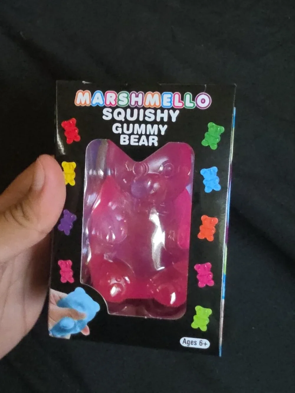 Assorted Squishy Sensory Toys - Pink, Purple, Blue, Green